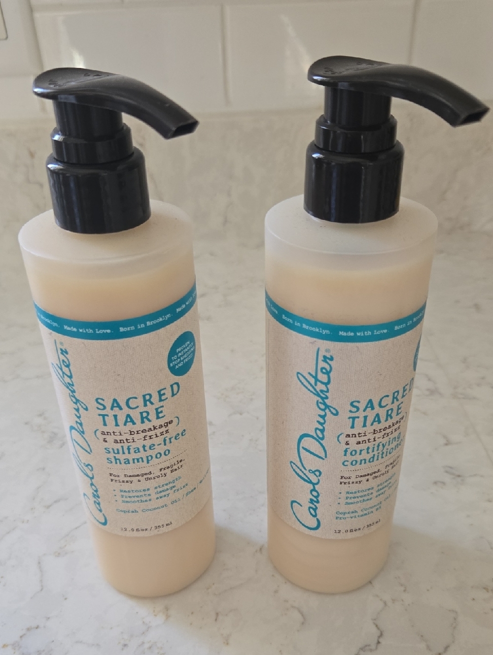 NEW Carol's Daughter Sacred Tiare Sulfate Free Shampoo & Conditioner